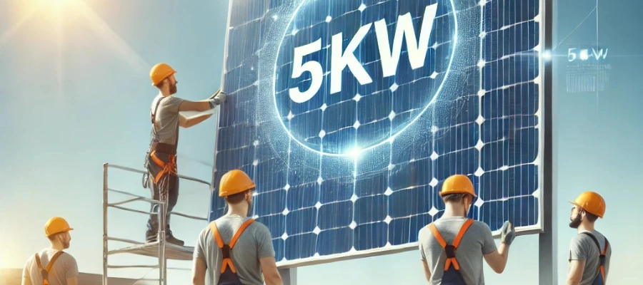 5kw solar system price in india