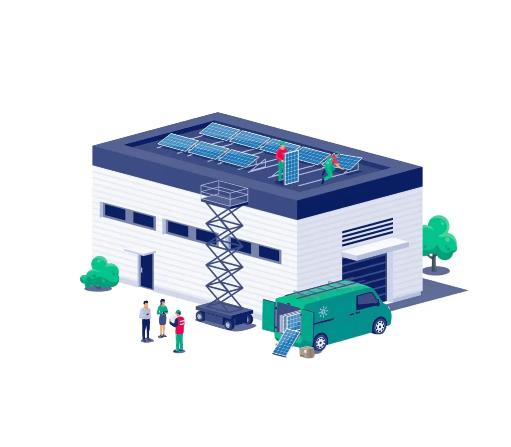 Smart solar solutions empowering business growth with clean energy.